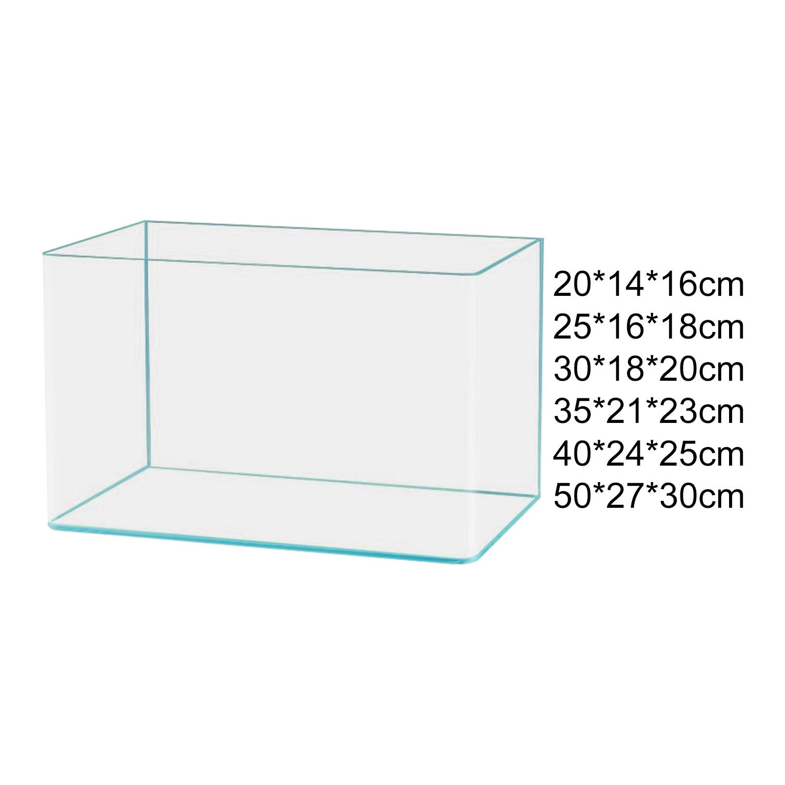 Live Fish Aquarium - Clear Glass Fish Tank Decoration Easy
