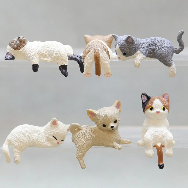 Aquarium Fish Names - 1Pc Cute Cartoon Cat PVC Home