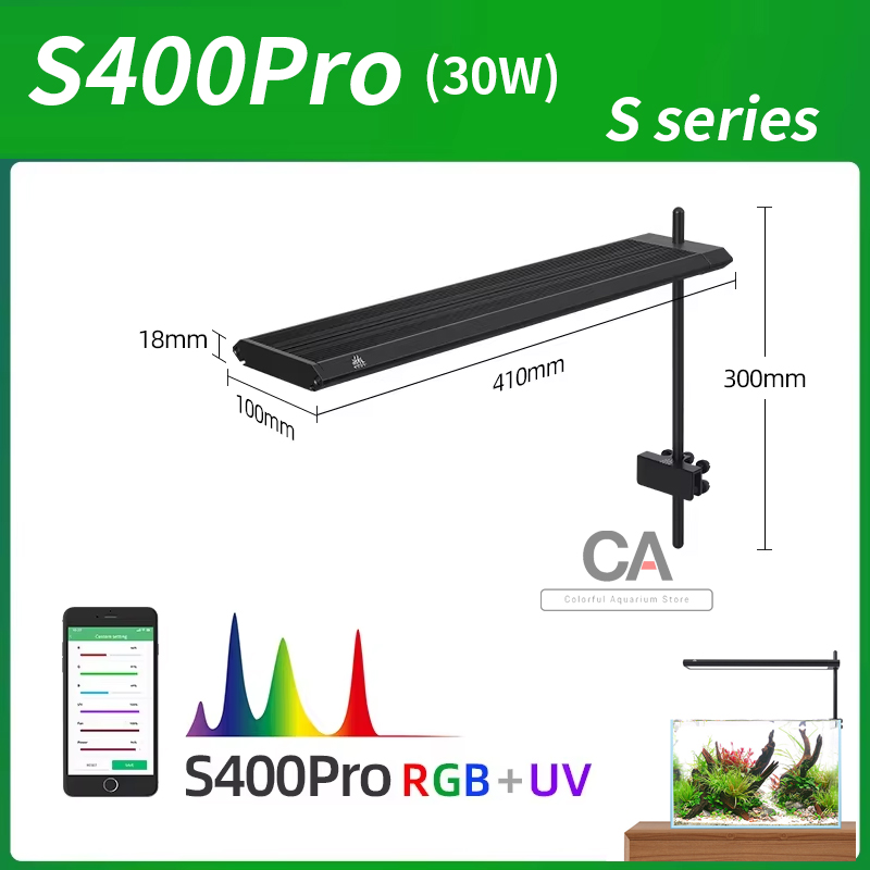 WEEK AQUA S Series RGB+UV Full - огляд і ціна Live Fish Aquarium