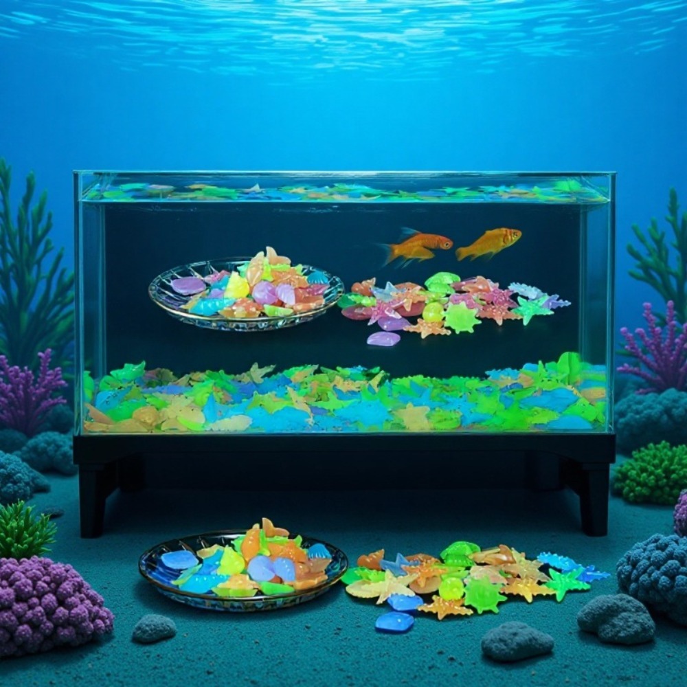 Glowing Luminous Ocean Stones  - огляд і ціна Aquarium Fish Items