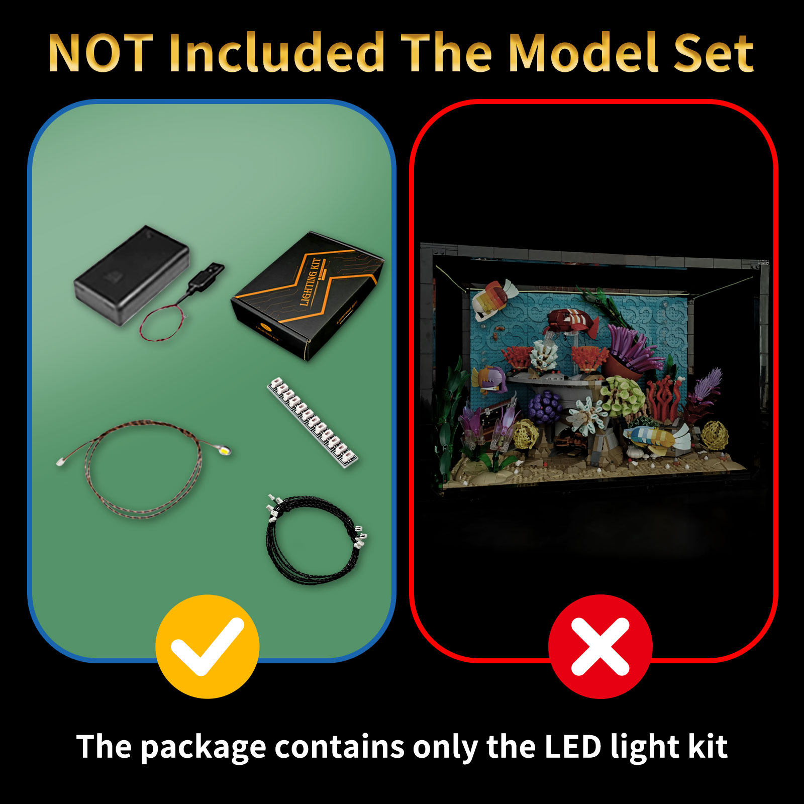 LYBMTWF LED Lighting Kit Compa - огляд і ціна Aquarium Fish Light