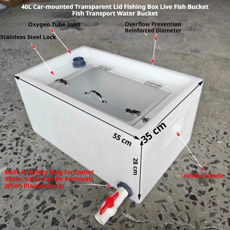 Live Fish Bucket Thickened   4 - огляд і ціна Live Fish Aquarium