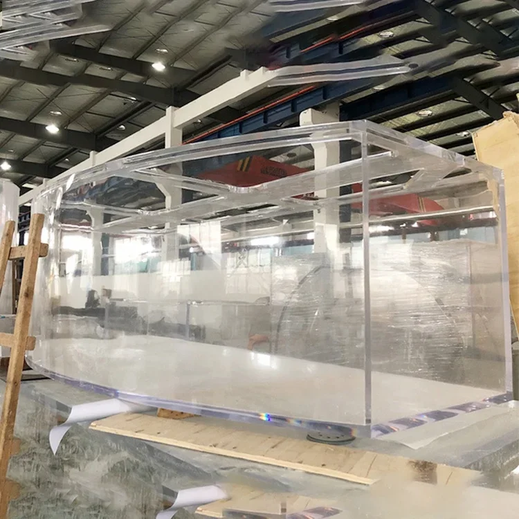 l Acrylic Big Fish Tank Rectan - огляд і ціна Aquarium Fish Big Size