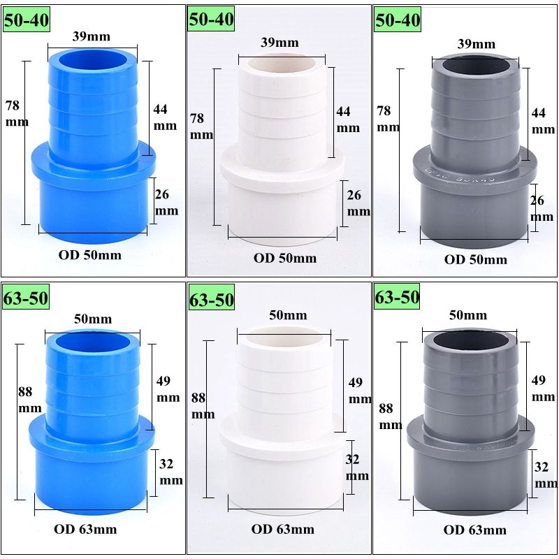 2Pcs Big Size PVC Pagoda Hose  - огляд і ціна Aquarium Fish Big Size