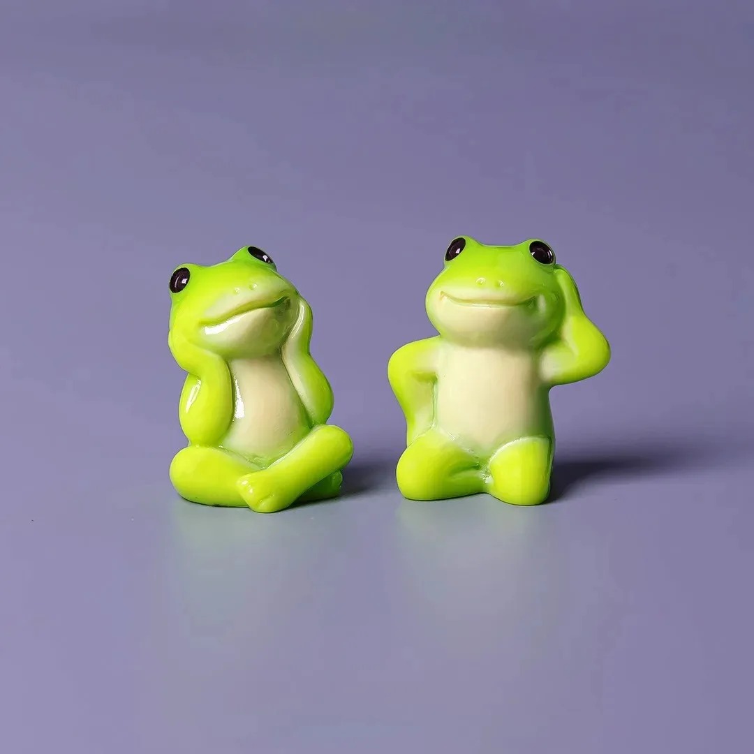 6pcs Cartoon Mini Funny Frog F - огляд і ціна Live Fish Aquarium