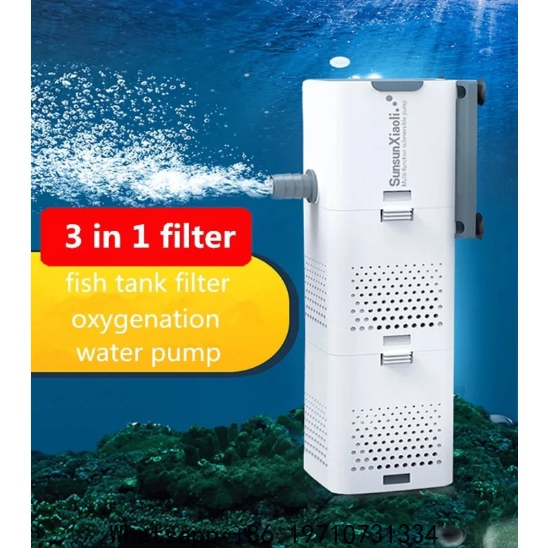 SUNSUN 3 in 1 Filter for Aquar - огляд і ціна Fish Tank Filter Aquarium