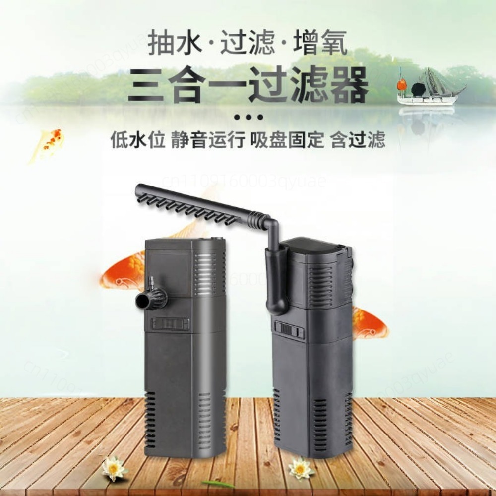 3 In 1 Multi-function Submersi - огляд і ціна Fish Tank Filter Aquarium