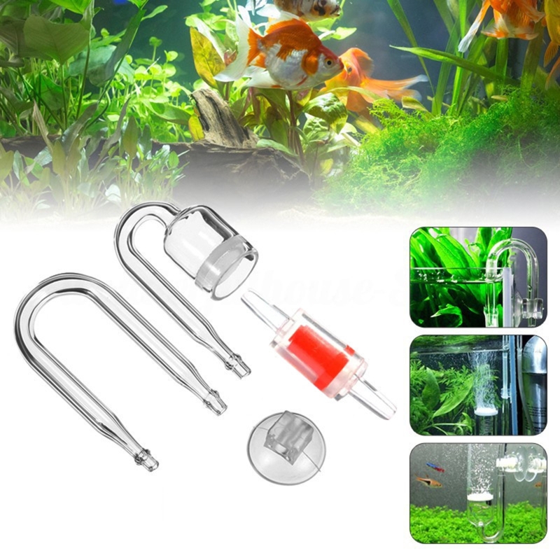 4pcs Set DIY CO2 Diffuser For  - огляд і ціна Live Fish Aquarium